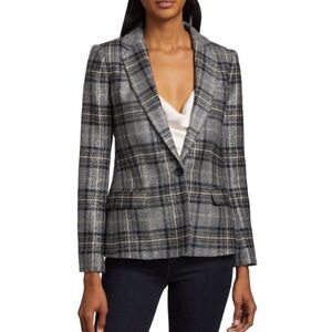 NWT L’Agence Diana Skinny Lapel Blazer